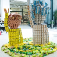 Structural Ingenuity - Canstruction Twenty-Rick-Teen, No Morty Hunger - IBI Group