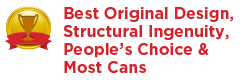 Best Original Design, Structural Ingenuity, People's Choice & Most Cans
