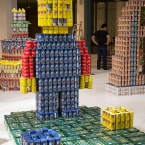 CAN-O-Man: Fighting hunger block by block