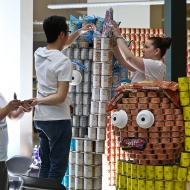 Structural Ingenuity - Canstruction Twenty-Rick-Teen, No Morty Hunger - IBI Group