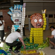 Structural Ingenuity - Canstruction Twenty-Rick-Teen, No Morty Hunger - IBI Group