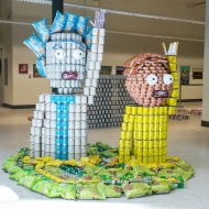 Structural Ingenuity - Canstruction Twenty-Rick-Teen, No Morty Hunger - IBI Group